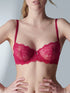 Halbschale Bügel-BH Cranberry REVE SIMONE PÉRÈLE
